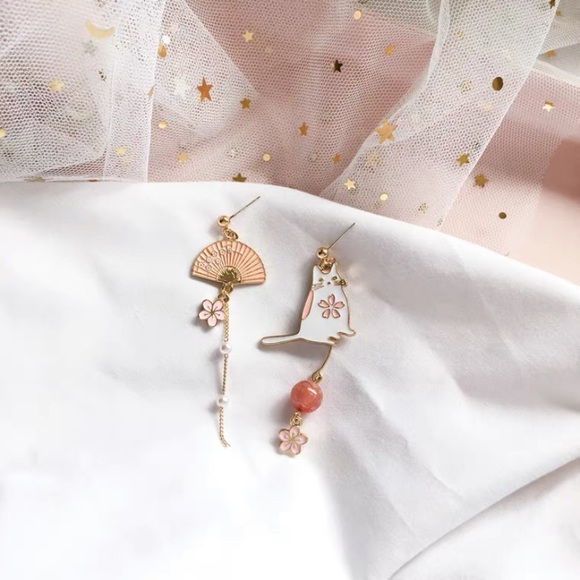 💙💕Last one Strawberry Stones Cat Sakura Flower - Picture 9 of 11